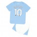 Billige Manchester City Jack Grealish #10 Hjemmetrøye Barn 2023-24 Kortermet (+ korte bukser)